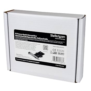 Amazon.com: StarTech.com PCI Express Gigabit Ethernet Fiber